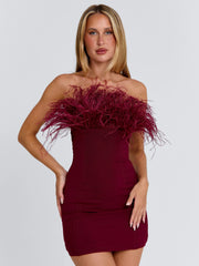 Shona-Mini-Dress-Burgundy