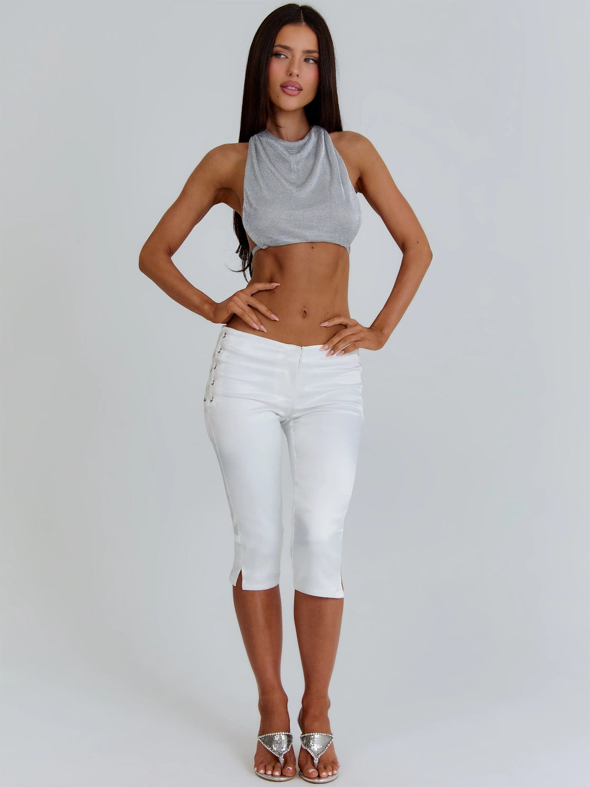 Ana-Crop-Top-Silver