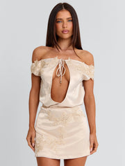 Lillianne-Mini-Dress-Ivory