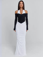 Tahiti-Maxi-Dress-White-Black