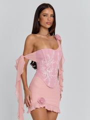 Loreto-Mini-Dress-Pink