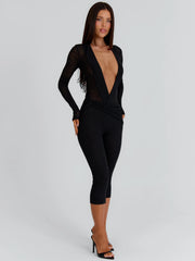 Giovana-Capri-Jumpsuit-Black