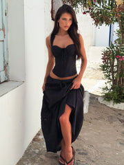 Lauro-Maxi-Skirt-Black