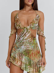 Lola-Mini-Dress-Lagrono-Sage