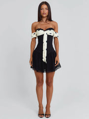 Presley-Mini-Dress-Black-Polka-Dot