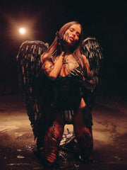 Devil-Bodysuit-Skirt-Set-Black