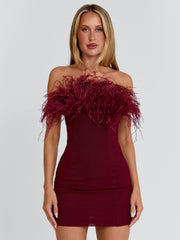 Shona-Mini-Dress-Burgundy