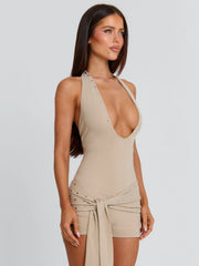 Traci-Playsuit-Stone