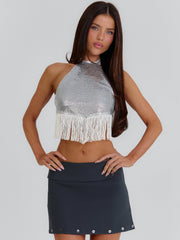 Tondra-Mini-Skirt-Grey
