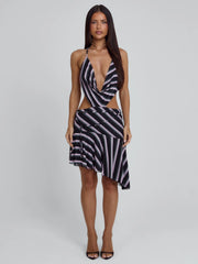 Lakai-Mini-Dress-Pink-Stripe