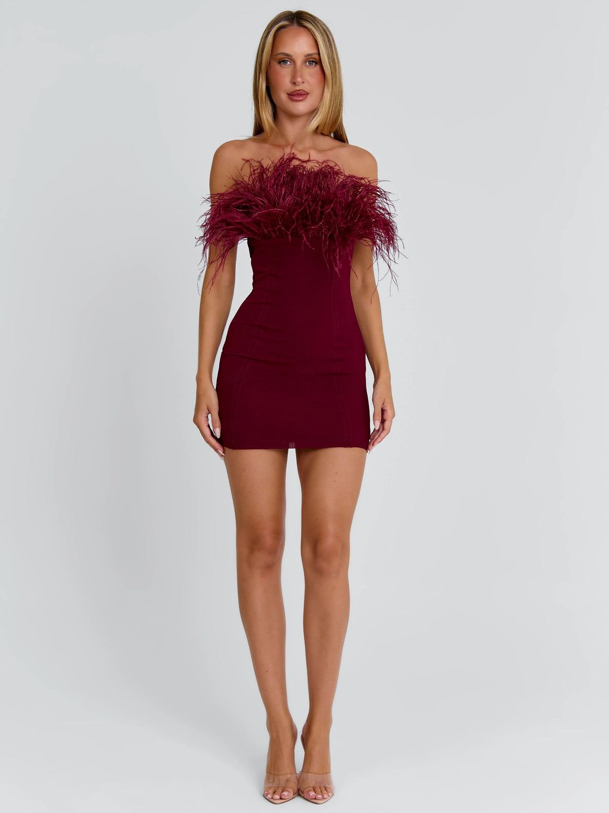 Shona-Mini-Dress-Burgundy