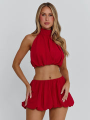 Anahi-Mini-Skirt-Red