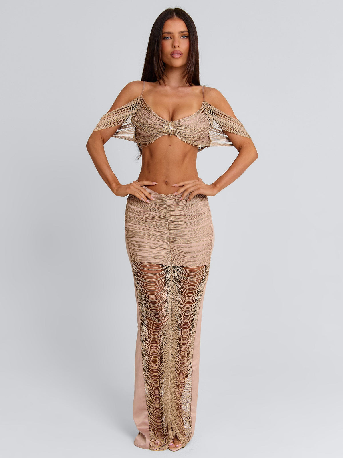 Rowan-Maxi-Skirt-Gold