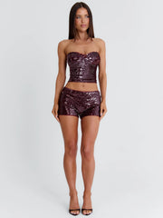 Aliza-Shorts-Burgundy