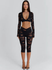 Morena-Capri-Pant-Black