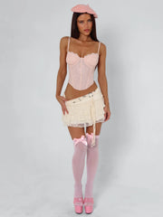 Briellie-Mini-Skirt-Ivory