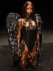 Devil-Bodysuit-Skirt-Set-Black
