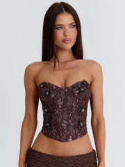 Mesma-Corset-Top-Chocolate
