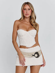 Paulie-Mini-Skirt-Beige