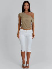 Alexus-Longline-Top-Tan