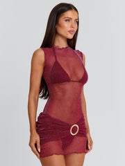 Ziane-Mini-Dress-Burgundy
