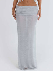 Tyla-Maxi-Skirt-Silver