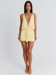 Fina-Mini-Dress-Yellow-Polka-Dot